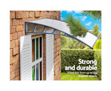 Window Door Awning Door Canopy Outdoor Patio Sun Shield 1.5mx2m DIY - JVEES