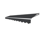 4x2.5m Folding Arm Awning Grey - JVEES