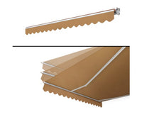 4M x 3M Outdoor Folding Arm Awning - Beige - JVEES