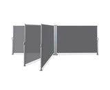 1.8X6M Retractable Side Awning Garden Patio Shade Screen Panel - Grey - JVEES