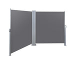 2X6M Retractable Side Awning Garden Patio Shade Screen Panel Grey - JVEES
