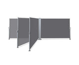 2X6M Retractable Side Awning Garden Patio Shade Screen Panel Grey - JVEES