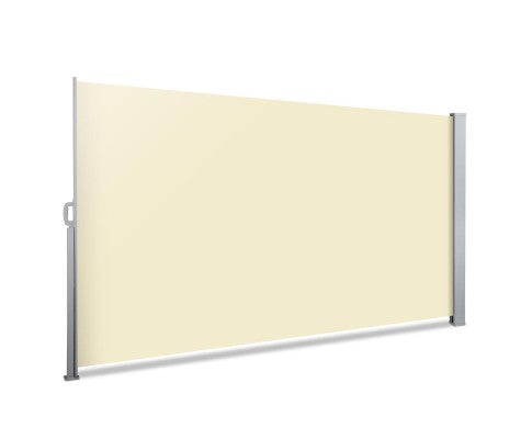 Retractable Side Awning Shade 200cm x 300cm Beige - JVEES