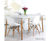 6 Seat Dining Table - White - JVEES