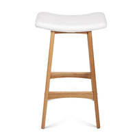 Set of 2 High Seat Barstools White - JVEES