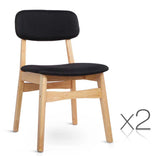 Set of 2 Replica Ari Dining Chairs - Black