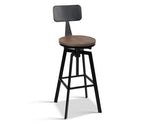 Rustic Industrial Metal Bar Stool - JVEES