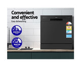 Benchtop Dishwasher Freestanding Dishwasher 8 Place - JVEES