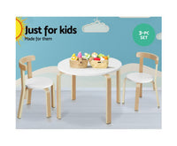 Nordic Kids Table Chair Set 3PC Desk Activity Study Play Children Modern