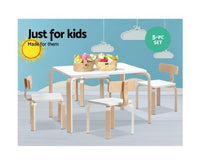 Kids Wooden Table and Chair Set - JVEES