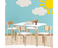 Kids Wooden Table and Chair Set - JVEES