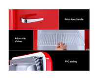 Retro Bar Fridge 70L W/- Built-in LED Lamp - JVEES