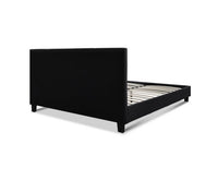 Queen Size Fabric Bed Frame - Charcoal - JVEES