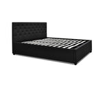 King Gas Lift Bed Frame - Charcoal (Smooth Base) - JVEES