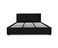 King Gas Lift Bed Frame - Charcoal (Smooth Base) - JVEES