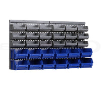 30 Bin Wall Mounted Storage Rack