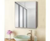 Bathroom Vanity Mirror with Storage Cabinet - Natural - JVEES