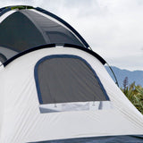 6 Person Family Camping Tent Navy Grey - JVEES