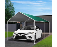 3mx6m Temporary Carport - Green - JVEES