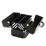 Make Up Cosmetic Beauty Case – Black & Gold - JVEES