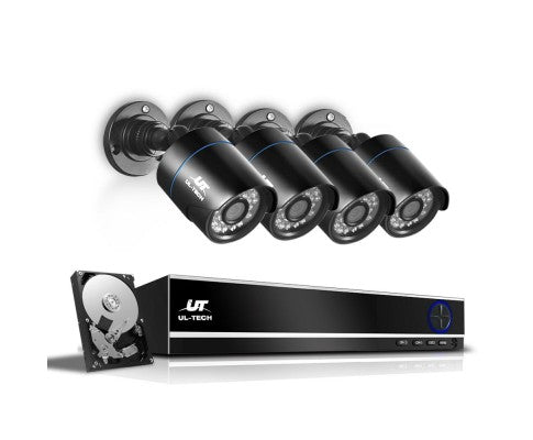 ﻿1080P Four Channel HDMI CCTV Security Camera - JVEES