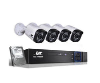 1080P Four Channel HDMI CCTV Security Camera 1 TB - JVEES