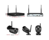 1080P 8CH Wireless Security Camera NVR Video - JVEES
