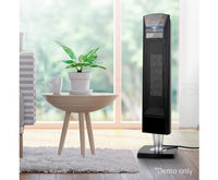 2000W Portable Electric Ceramic Tower Heater - Black - JVEES