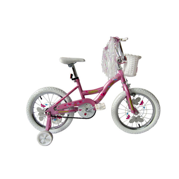 Avalanche Zoid 16" Kids Girls Bike - Pink with Stabilising Wheels