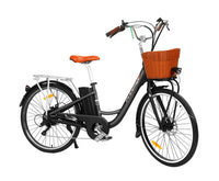 26" Electric Bike eBike e-Bike City Bicycle Vintage Style - JVEES