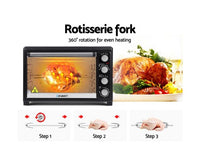 Electric Convection Oven Benchtop Rotisserie Grill 45L - JVEES