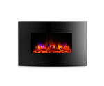 2000W Wall Mounted Electric Fireplace Heater Realistic Flame - JVEES