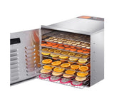 Food Dehydrator 304 Stainless Steel 10 Trays 1000W - JVEES