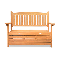 Wooden Outdoor Storage Bench - JVEES