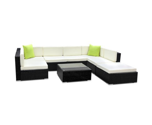 8 Piece Outdoor Lounge Furniture Set - JVEES