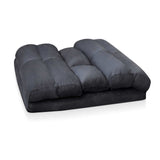 Double Size Adjustable Lounge Sofa - 5 positions Charcoal - JVEES