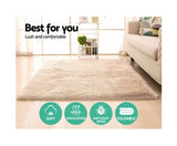 140x200cm Ultra Soft Shaggy Rug Large Floor Carpet Anti-slip Area Rugs - JVEES