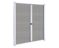 Retractable Magnetic Fly Screen Door Sliding Double Open 2.3m x 2.4m DIY - JVEES