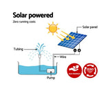 25W Solar Powered Water Pond Pump Outdoor Submersible Fountain - JVEES