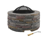 Fire Pit Outdoor Table Charcoal Fireplace Garden - JVEES