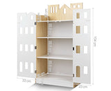 Kids Castle Design Bookshelf White - JVEES