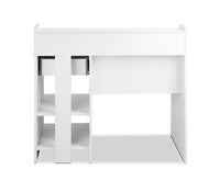 Office Computer Desk with Storage White - JVEES