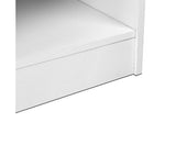 Office Computer Desk with Storage White - JVEES