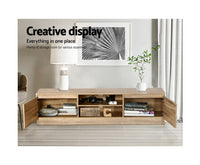 160CM Wooden TV Entertainment Unit Lowline - JVEES