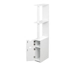 Freestanding Bathroom Storage Cabinet White - JVEES