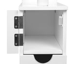 Freestanding Bathroom Storage Cabinet White - JVEES