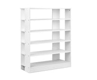 6-Tier Shoe Rack Cabinet White - JVEES