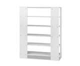 6-Tier Shoe Rack Cabinet White - JVEES