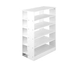 6-Tier Shoe Rack Cabinet White - JVEES