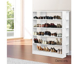 6-Tier Shoe Rack Cabinet White - JVEES